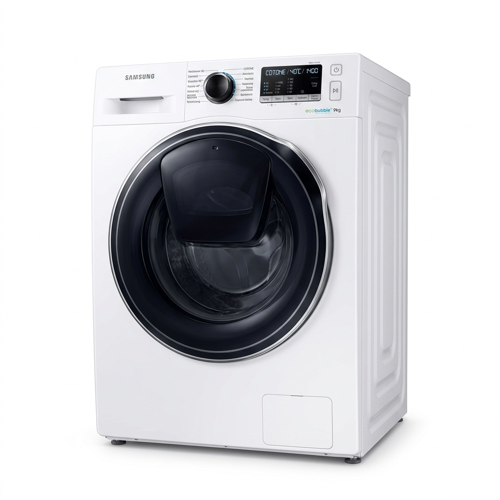 Máquina de Lavar Roupa Samsung EcoBubble 9KG 1400 RPM Branca